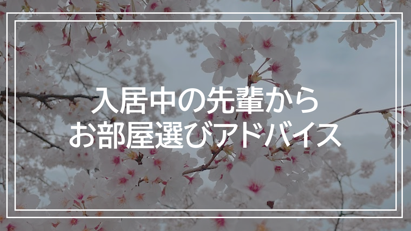 大学生協オリジナルマンションにお住まいの先輩からアドバイスをいただきました。大学生協は多くの大学からの業務委託を受けて一人暮らし　下宿　賃貸物件をお探しの学生や保護者様のサポートを行います。